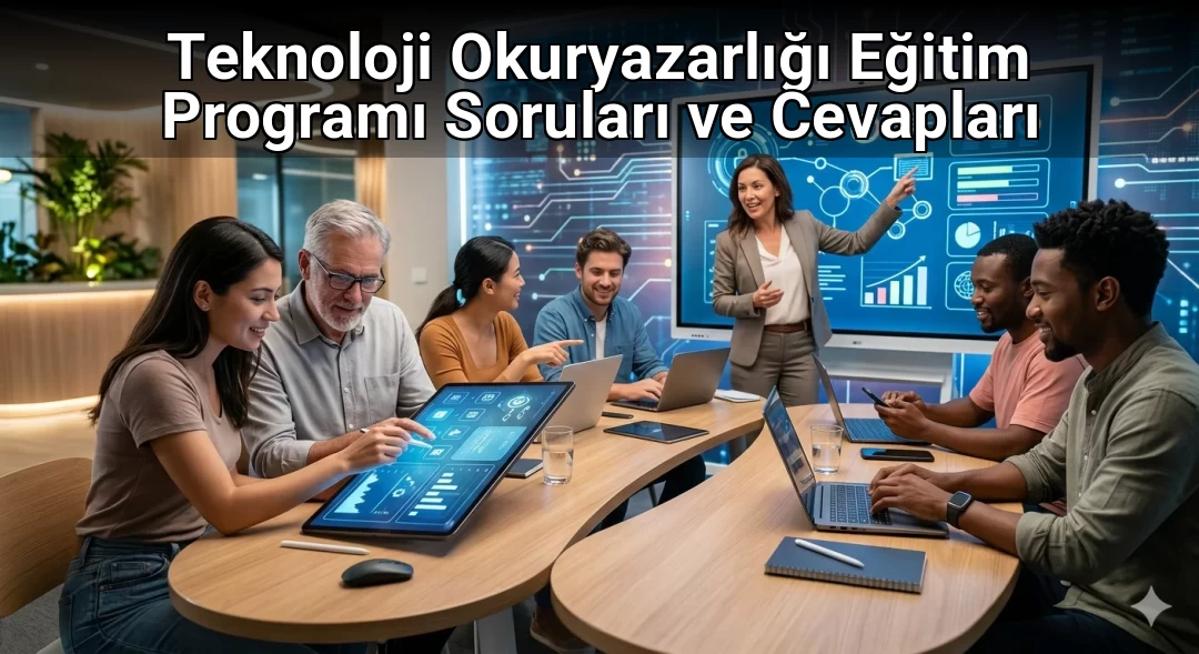Teknoloji Okuryazarlığı Eğitim Programı Soruları ve Cevapları